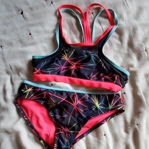 Girls Under Armour two piece swim suit